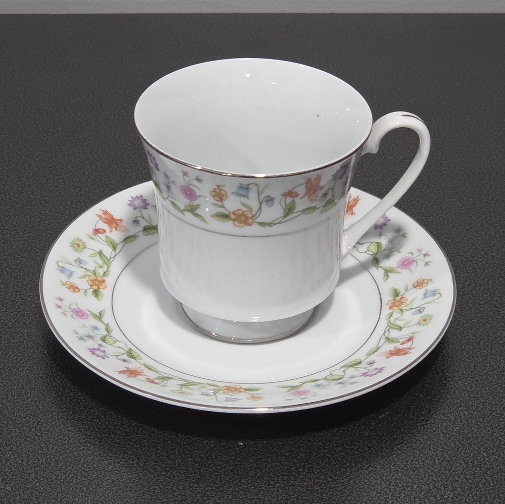 Ashley Overseas, Eternal Love, Footed Cup & Saucer Set